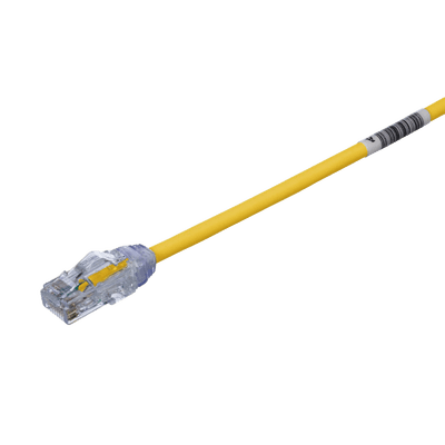 Cable de Parcheo UTP / Cat6A / 28 AWG / CM/LSZH / 20.3 cm (8 in) / Amarillo