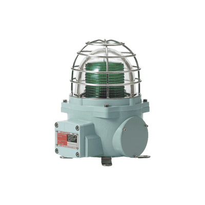 Baliza LED / Verde / 120 VCA / IP66 / Aluminio / Zonas Peligrosas / -40°C a +60°C / 1/2″ NPT SNEL-120-G-ATEX QLIGHT