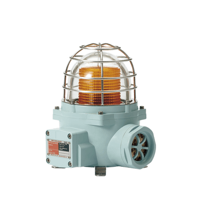 Luz LED de advertencia / Ámbar / 120 VCA / 105 dB / IP66 / Zonas peligrosas / ATEX-IECEx SNESL-120-A-ATEX QLIGHT