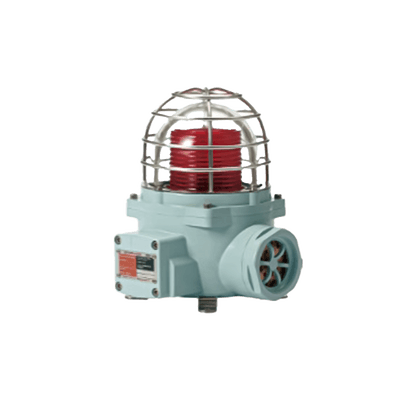 Luz LED de advertencia / Rojo / 120 VCA / 105 dB / IP66 / Zona peligrosa / 60-80 flashes/min SNESL-120-R-ATEX QLIGHT