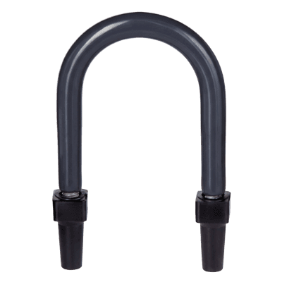 Abrazadera U de Pata Larga / Recubrimiento PVC 40 mils / Acero Galvanizado / Tubo 1/2" (12.7 mm) / IK09 / UL 203 / NEMA RN-1 AU-34-PC RAWELT