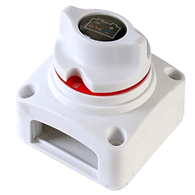 Interruptor de Batería / 2 Posiciones / 275A DC Continuo / 1250A DC Arranque / 8-50V DC / Terminales Cobre 10 mm / Montaje Empotrado o Superficial SFCBS-275-201 SEAFLO