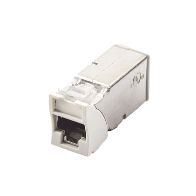 Jack Cat6A Blindado / Montaje Híbrido Plano y Angulado / 48 Puertos en 1U / F/UTP / Color Blanco Z6A-S02B SIEMON