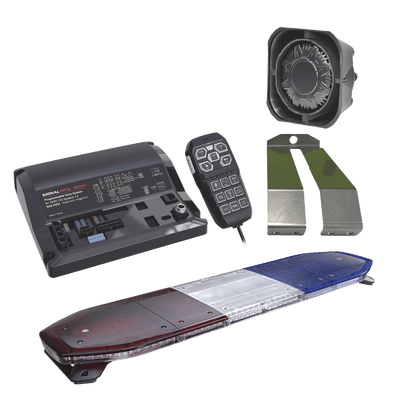 Kit de Torreta LED / 48" (1219 mm) / 216 LEDs Dual Color / IP67 / 12-24 VCD / SAE J845 Clase 1 / Perfil Bajo