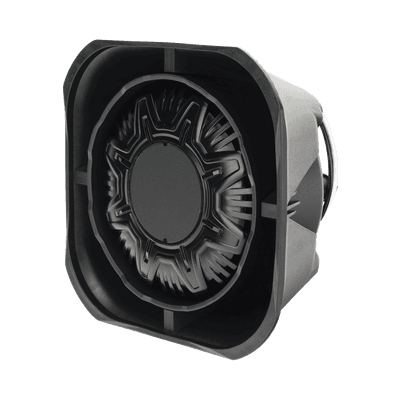 Bocina Compacta de Uso Rudo / 100 Watts / 124.5 dB a 9.8 ft / 11 Ohms / Montaje Universal / Nylon Reforzado con Fibra