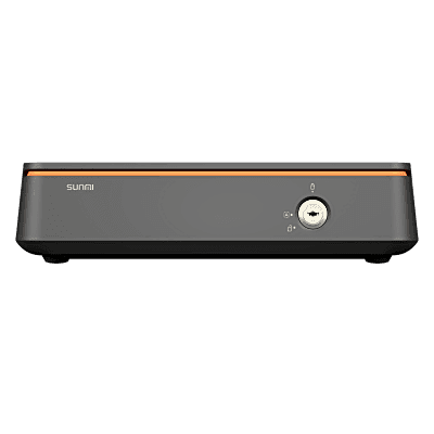 Cajón de Efectivo Compacto / ABS de Alta Resistencia / 3 Posiciones de Bloqueo / Voltaje Autoajustable 9V-28V / 1,000,000+ Operaciones / Carga 10 kg / Ruido <50 dB MINI-CASH-DRAWER SUNMI