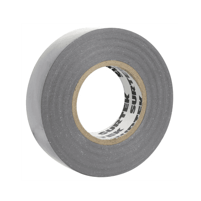 Cinta para aislar color Gris de 19 mm x 18 metros / Fabricada en PVC / Adhesivo acrílico. SYS-138014 SURTEK