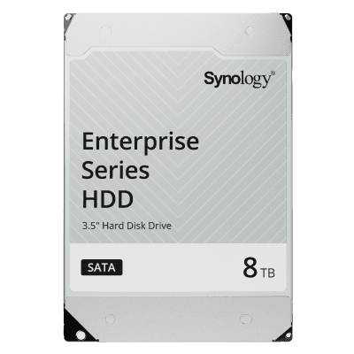Disco Duro SATA de 3,5" Serie Enterprise HAT5300 | Capacidad de 8TB / 7200 RPM / Caché de 256 MB | MTBF 2.5 Millones de Horas | Carga de Trabajo 550 TB al Año. HAT5310-8T SYNOLOGY