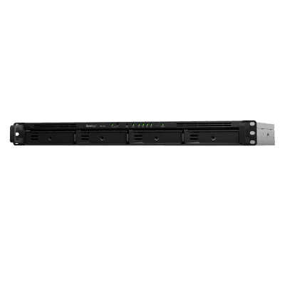 Unidad de Expansión NAS / 4 Bahías SATA HDD/SSD / Interfaz eSATA / Profundidad 30 cm (11.8 in) / Diseño Rack 1U / Administración DSM RX-418 SYNOLOGY