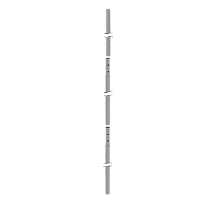 Mástil seccionado / 10.30 m (33.8 ft) / Ø 48 mm / Acero Ced 30 / Galvanizado por inmersión caliente MAST-1030 SYSCOM TOWERS
