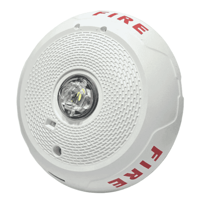 Lámpara Estroboscópica LED / Montaje en Techo / Nivel de Candelas Seleccionable / 24V DC / Diseño Enchufable / Color Blanco SCWLED SYSTEM SENSOR