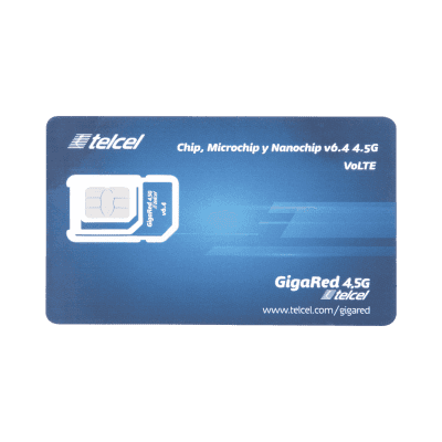 SIM de Datos M2M / 2 GB Mensuales / 1 Año de Servicio / 3G/4G / Roaming EUA y Canadá SIM2GBTELCEL Syscom