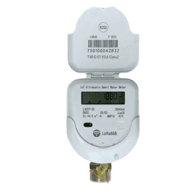 Medidor Ultrasónico de Agua LoRaWAN / 3/4 Pulgada / Bidireccional / Válvula Integrada / IP68 / LCD 9 Dígitos LXCXY-20 TIMEWAVE