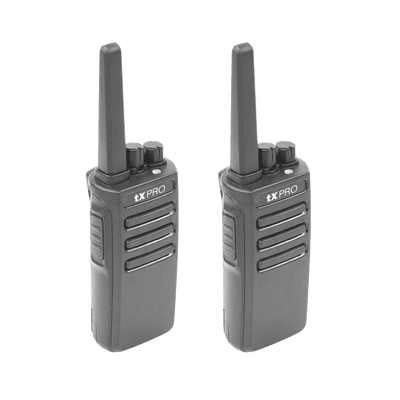 Radio Portátil Analógico VHF / 136-174 MHz / 5W / 16 Canales / Scrambler de Voz / VOX / Batería 2500 mAh