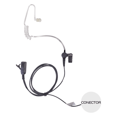 Micrófono-Audífono de Tubo Acústico / Grado Médico / Conector 3.5 mm / Compatible KENWOOD y ABELL TX-EHK04AV2 TXPRO