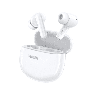 Auriculares True Wireless / Bluetooth 5.4 / Alcance 10 m (32.8 ft) / Autonomía 5.5 h + 28 h Estuche / IPX4 / USB-C 45110/WS207 UGREEN