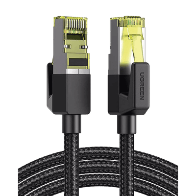 Cable Ethernet Cat7 / Blindaje F/FTP / 10 Gbps / 600 MHz / 2 m (6.56 ft) / Malla Nylon 80423 UGREEN