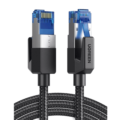 Cable Ethernet Cat8 / 40 Gbps / 2000 MHz / F/FTP / 5 m (16.40 ft) / Nylon Trenzado 80433 UGREEN