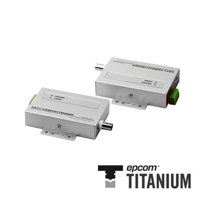 Receptor activo de 1 canal, requiere alimentación de 12 Vcc (distancia de video de 300 metros con transmisor activo) TT-101AR EPCOM TITANIUM