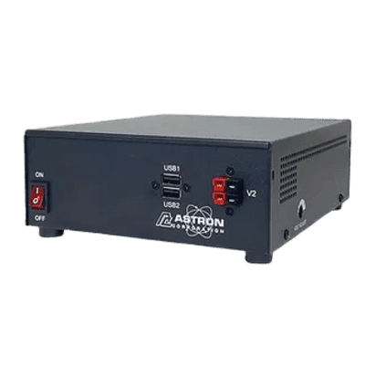 Fuente de Alimentación Conmutada / Salida 13.8 Vdc / 20 A Continuos / Pico 25 A / 2 Puertos USB 5.2 V / Entrada Universal 100-240 Vca SS25AP ASTRON