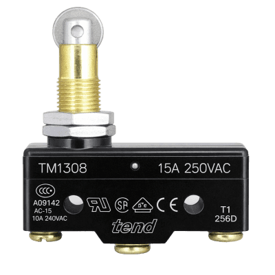 Limit Switch para Torniquete / Detección de Posición / 15A / -15°C a +80°C / 500,000 Ciclos / IP para Ambientes Extremos