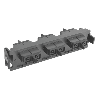 Placa Acopladora de Fibra Óptica / 6 Fibras SC Duplex / Alta Densidad 72 Fibras por Espacio Rack / Compatible FCP3 SWIC3 RIC3