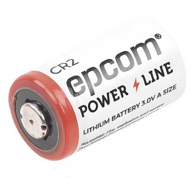 Batería de Litio CR2 / 3V / 850 mAh / Pulsos 2000 mA / -40°C a +60°C / Sello Hermético Vidrio-Metal