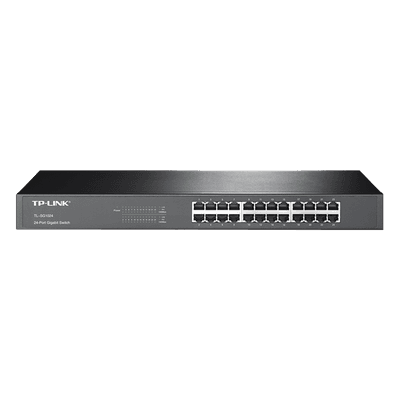 Switch Gigabit no administrable / 24 puertos 10/100/1000 Mbps / 35.7 Mpps / Montaje rack o escritorio