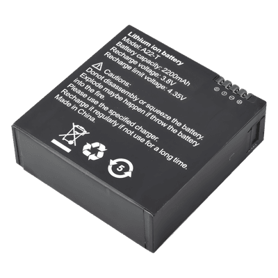 Batería de Respaldo / 3.8 VCC / 2200 mAh / Litio / 40 x 40 x 13 mm
