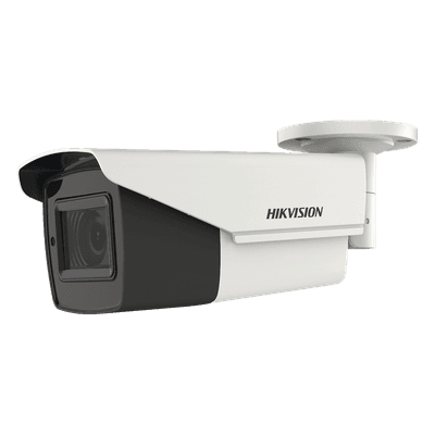 Cámara Bala TURBOHD / 8 Megapixel 4K / Lente Motorizado 2.7-13.5 mm / IR EXIR 80 m (262.5 ft) / IP67 / dWDR / Multiformato TVI-AHD-CVI-CVBS