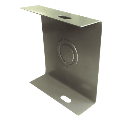 Placa de Cierre para Ducto / 100 x 100 mm (4 x 4 pulg) / Acero al Carbón Calibre 20 / Pintura Electrostática Gris / Norma NOM y ASTM 635A