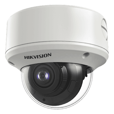 Cámara Domo TURBOHD / 2 Megapixel / Ultra Baja Iluminación 0.003 Lux / WDR 130 dB / Lente Motorizado 2.7-13.5 mm / IR EXIR 60 m (196.9 ft) / IP67 / IK10 / Metal