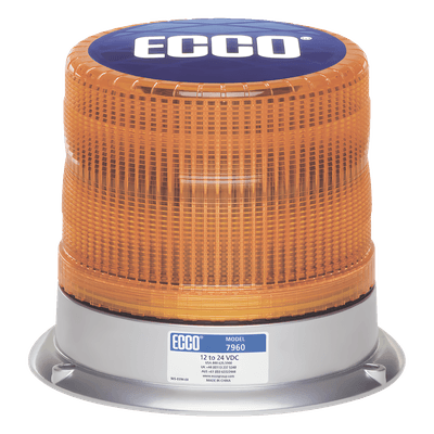 Baliza LED / SAE Clase I / 16 LEDs de 3 W / 11 Patrones de Flash / Rango -30°C a +50°C (-22°F a +122°F) / Base Aluminio Anti-corrosión