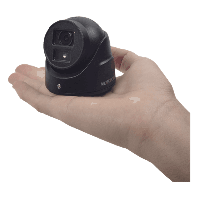 Cámara Turret TURBO HD / 2 Megapixel 1080p / Gran Angular 106° / IR EXIR 20 m (65.6 ft) / IP67 / 4 Tecnologías / dWDR / Diseño Ultra Compacto