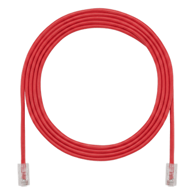 Cable de Parcheo UTP / Cat6A / 24 AWG / CM / 6.71 m (22 ft) / Rojo
