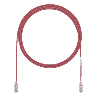 Cable de Parcheo UTP / Cat6A / 28AWG / CM-LSZH / 0.91 m (3 Pies) / Rojo