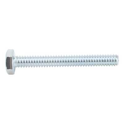 Tornillo Máquina / Grado 2 / 1/4" (6.4 mm) / 2" (50 mm) / Rosca Parcial / Galvanizado Electrolítico