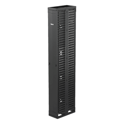 Organizador Vertical de Cables / Doble Acceso Frontal y Posterior / 45 Unidades / 10 in de Ancho / 83.8 in (2130.4 mm) de Alto / Alta Densidad
