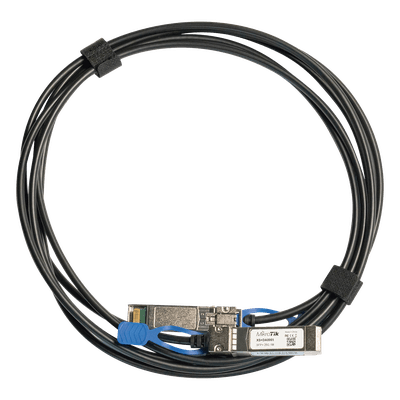 Cable de Conexión Directa SFP / Triple Velocidad 1G/10G/25G / Longitud 1 m (3.3 ft) / Baja Latencia / Bajo Consumo / MTBF 100,000 h