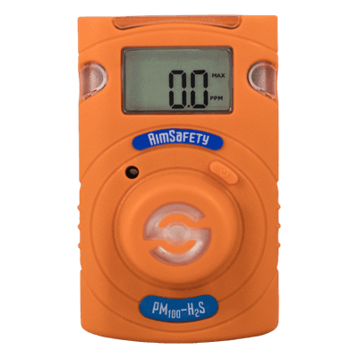 Monitor Personal de Gas / Detección H2S 0-100 ppm / Resolución 0.1 ppm / Alarma Triple 90 dB / 2 Años Sin Mantenimiento / IP67 / Certificación ATEX IECEx