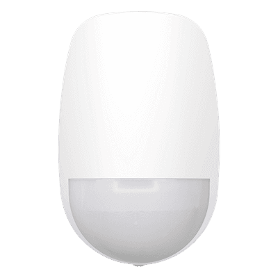 Detector Dual PIR + Microondas / Inmunidad a Mascotas 30 kg / Alcance 12 m (39.4 ft) / Cobertura 85.9° / 52 Zonas 3D / Anti-Insectos