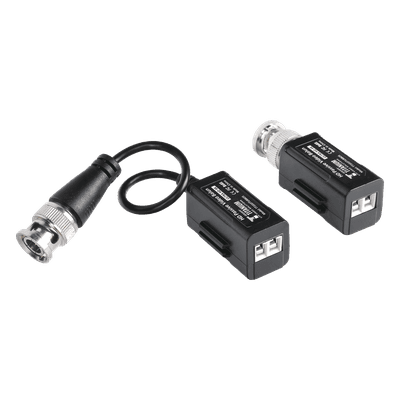 Kit de Transceptores (Baluns) con TERMINALES TIPO TORNILLO, Resolución 4K, Cable flexible COAXIAL Blindado / COAXITRON / AUDIO POR COAXITRON / Menu OSD /Conector 100% COBRE / Calidad PREMIUM