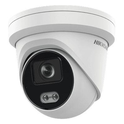 Cámara Turret IP / 4 Megapixel / Color 24/7 / Luz Blanca 40 m (131.2 ft) / Lente 4 mm / WDR 130 dB / IP67 / Audio Integrado