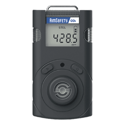 Monitor Personal de Gas CO2 / Sensor NDIR 0-50,000 ppm / Alarmas de 3 Niveles / IP66/IP67 / Autonomía 7 Días / Registro 64,000 Lecturas