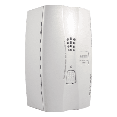 Detector de Monóxido de Carbono / Sensor 10 Años / Sirena 85 dB a 3 m (10 ft) / Doble Relevador SPST / 9-32 VDC