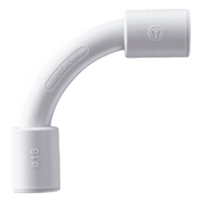 Curva para Conduit / IP67 / Libre de Halógenos / Ø 40 mm / Radio de Curvatura 120 mm (393.7 ft) / Gris RAL 7035