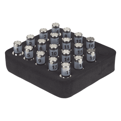 Kit de Mapeo Coaxial / 19 Ubicaciones Simultáneas / Conector F / Compatibilidad Scout Pro y Commander / 2.5 cm x 7.6 cm x 8.4 cm