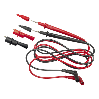 Juego de Cables de Prueba / Conectores Banana Universales / Pinzas Cocodrilo Extraíbles / CAT III 1000V / CAT IV 600V / 1041 mm (3.42 ft)
