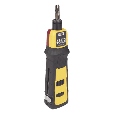 Ponchadora de Impacto / Termina y Corta CAT3/CAT5e/CAT6/6A / Paneles y Bloques 66/110 / Mango Acojinado / Fuerza Ajustable Alta/Baja / 6'' (15,2 cm)
