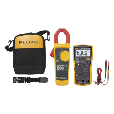 Kit de Multímetro y Pinza Amperimétrica / Detección de Tensión sin Contacto / CAT III 600 V / Función AutoV/LoZ / Estuche y Suspensión Magnética Incluidos